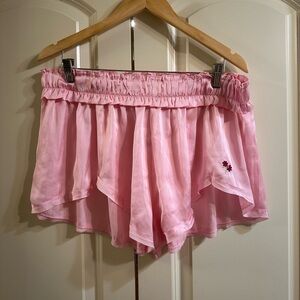 Free People Intimately Pink Cherry Blossom Shorts XL NWT